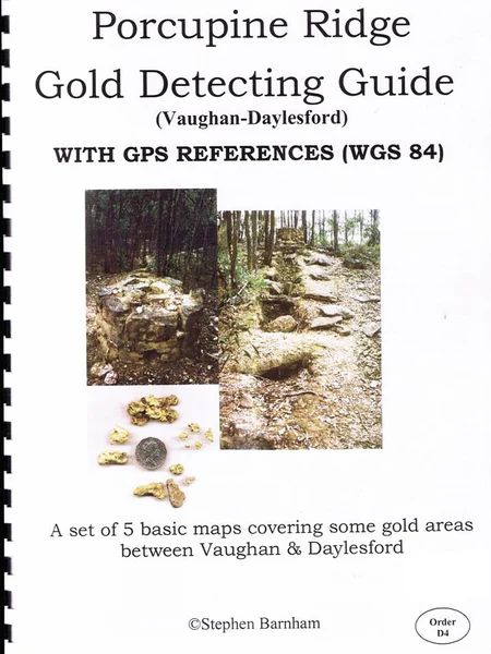 Porcupine Ridge Gold Detecting Map-Lucky Strike Gold