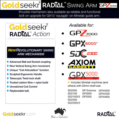 Radial Action Telescopic S/Arm GPZ 7000-Lucky Strike Gold