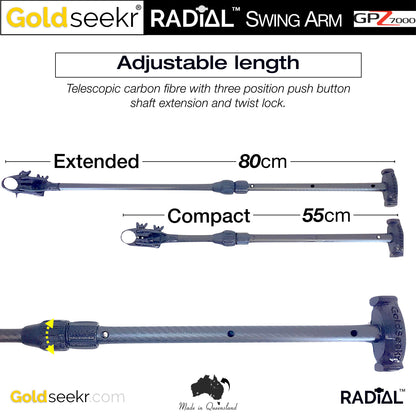 Radial Action Telescopic S/Arm GPZ 7000-Lucky Strike Gold