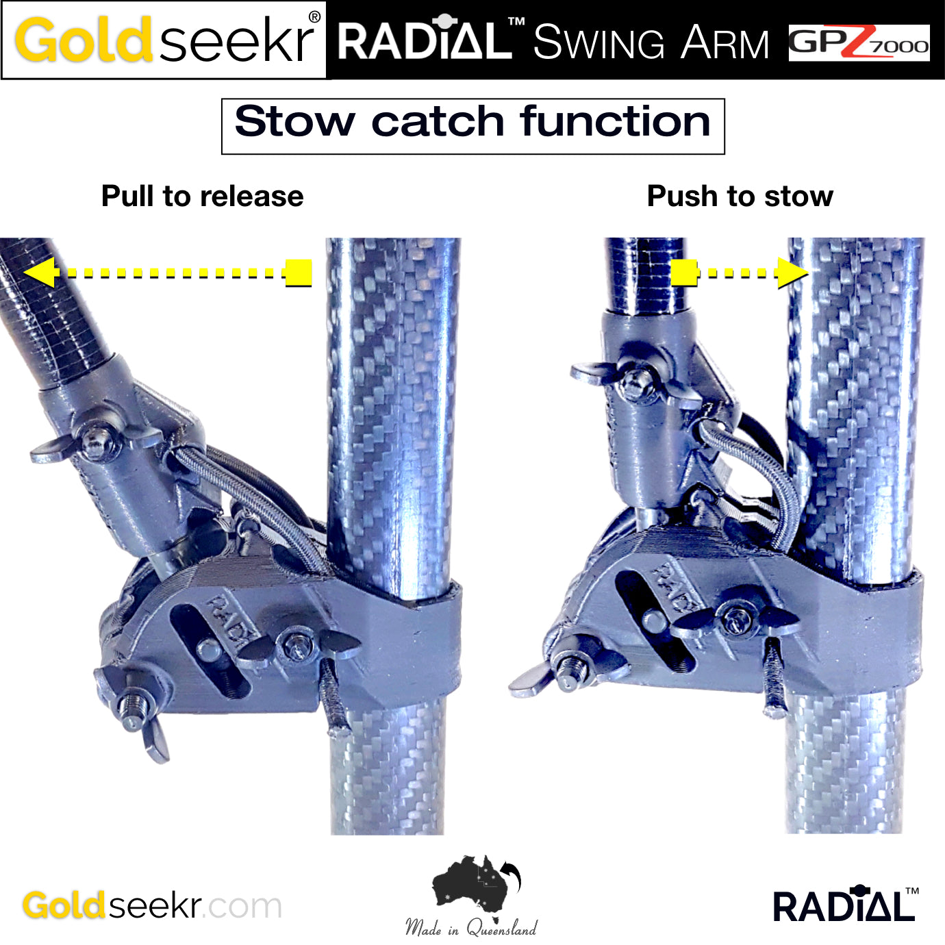 Radial Action Telescopic S/Arm GPZ 7000-Lucky Strike Gold