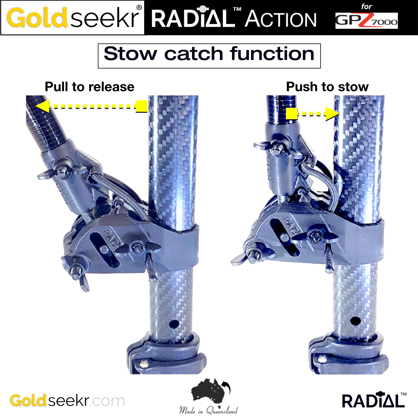 Radial Bolt on G/ Arm Upgrade GPZ 7000-Lucky Strike Gold