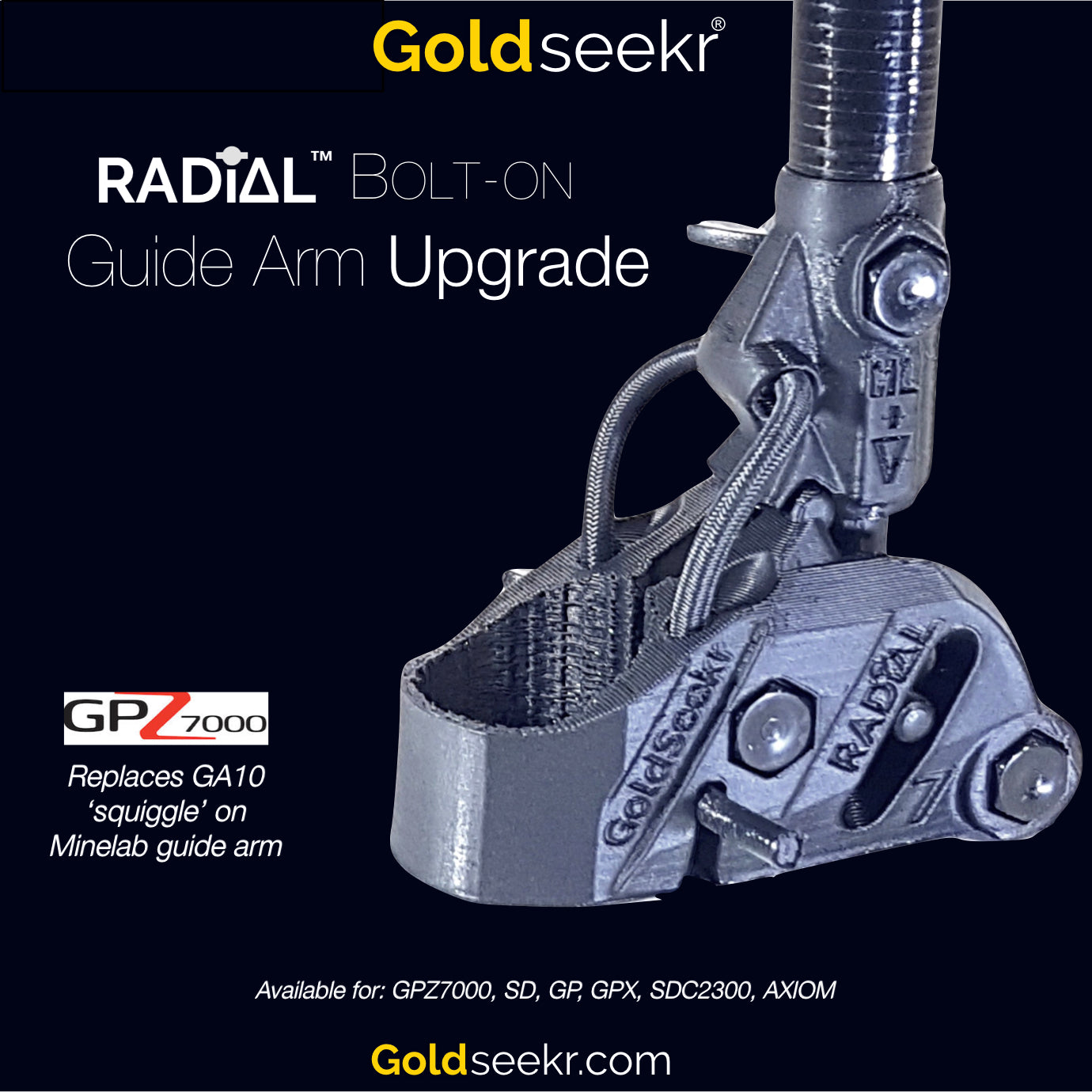 Radial Bolt on G/ Arm Upgrade GPZ 7000-Lucky Strike Gold