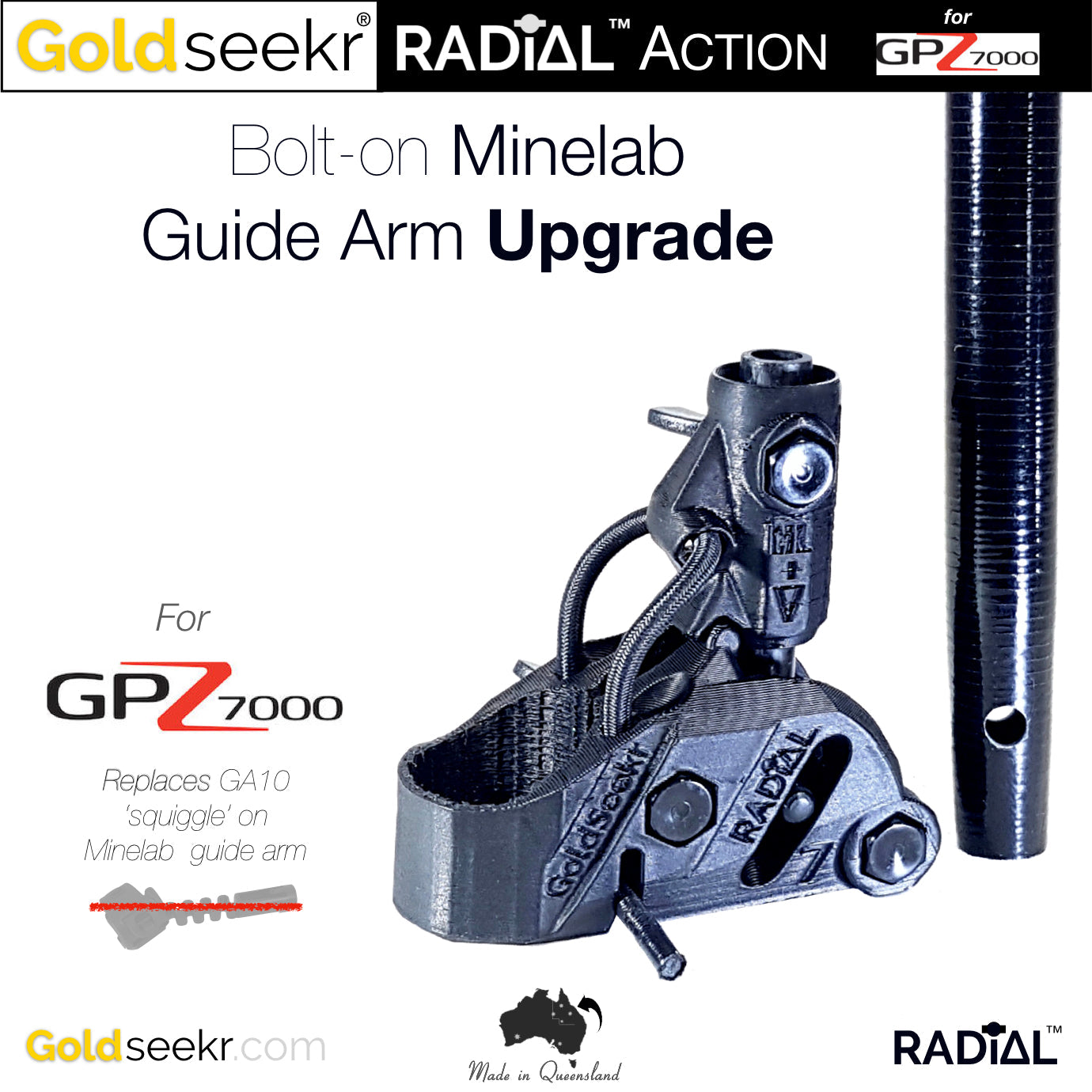 Radial Bolt on G/ Arm Upgrade GPZ 7000-Lucky Strike Gold