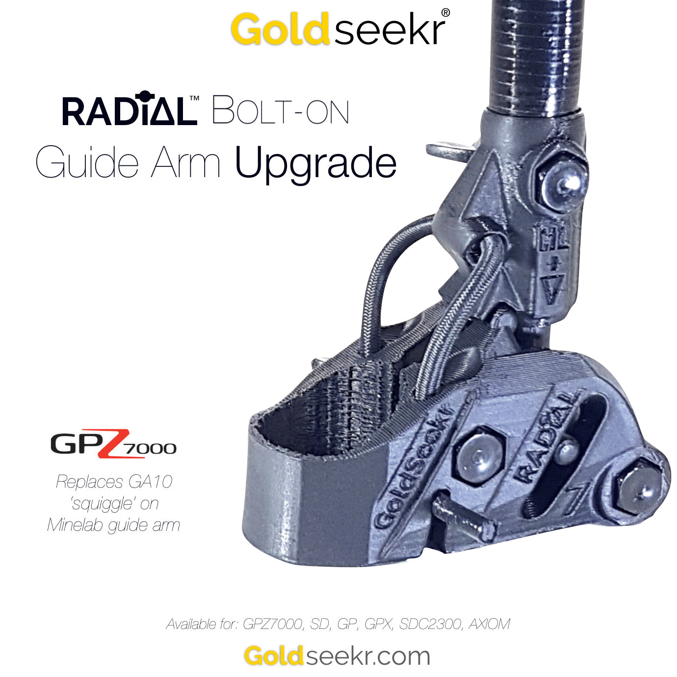 Radial Bolt on G/ Arm Upgrade GPZ 7000-Lucky Strike Gold