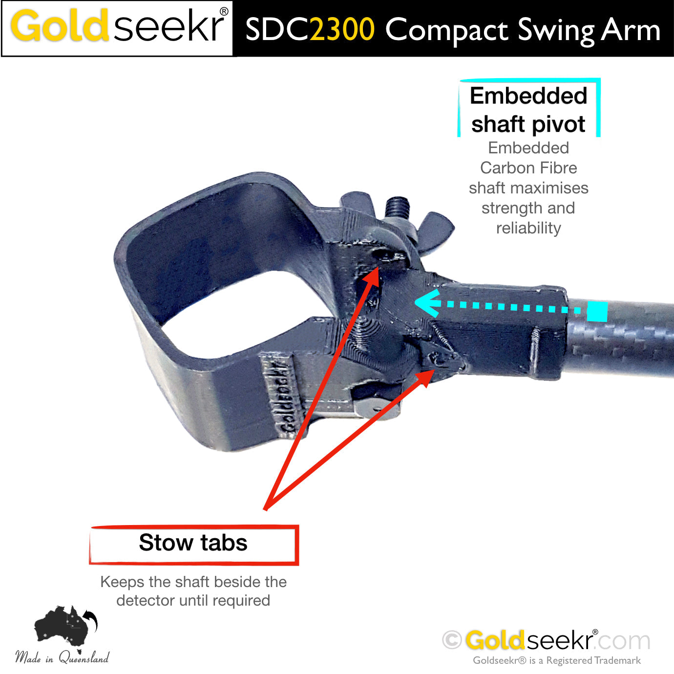 SDC Ezyswing Control Arm-Lucky Strike Gold