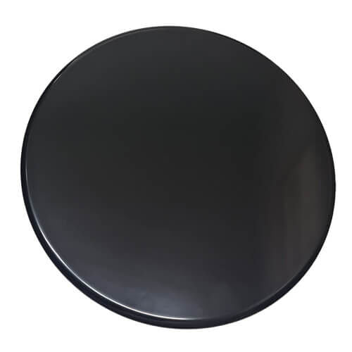 Skidplate 14'' Round Black-Lucky Strike Gold