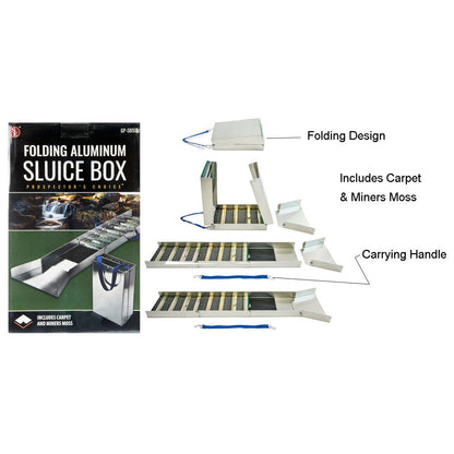 Sluice Aluminium folding-Lucky Strike Gold