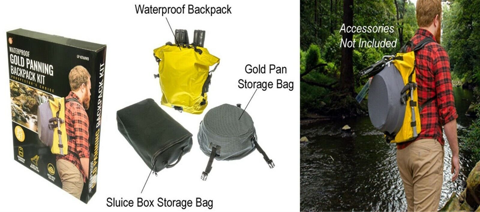 Ultimate Prospecting Backpack Kit-Lucky Strike Gold