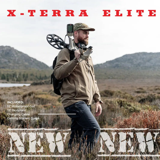 X-Terra Elite Metal Detector-Lucky Strike Gold