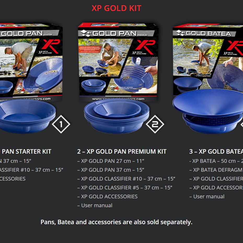 XP Premium Gold Panning Kit-Lucky Strike Gold